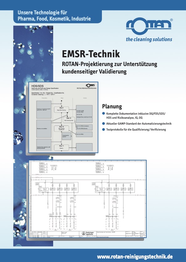 EMSR-Technik von Rotan – Steuerungs-, Mess- und Regelungssysteme für Reinigungsanlagen und Prozessautomation