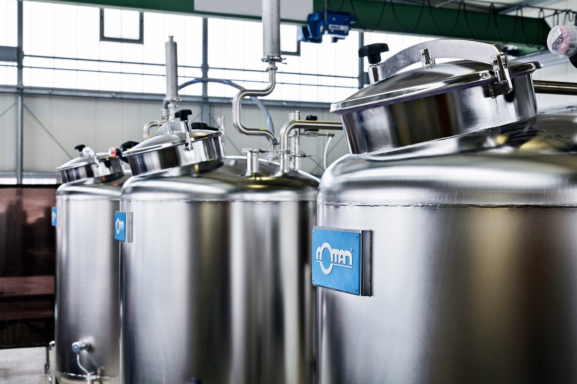 Rotan CIP-Reinigungsanlage zur automatisierten Innenreinigung von Behältern und Rohrleitungen